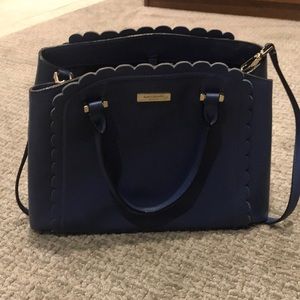 Kate spade blue leather purse